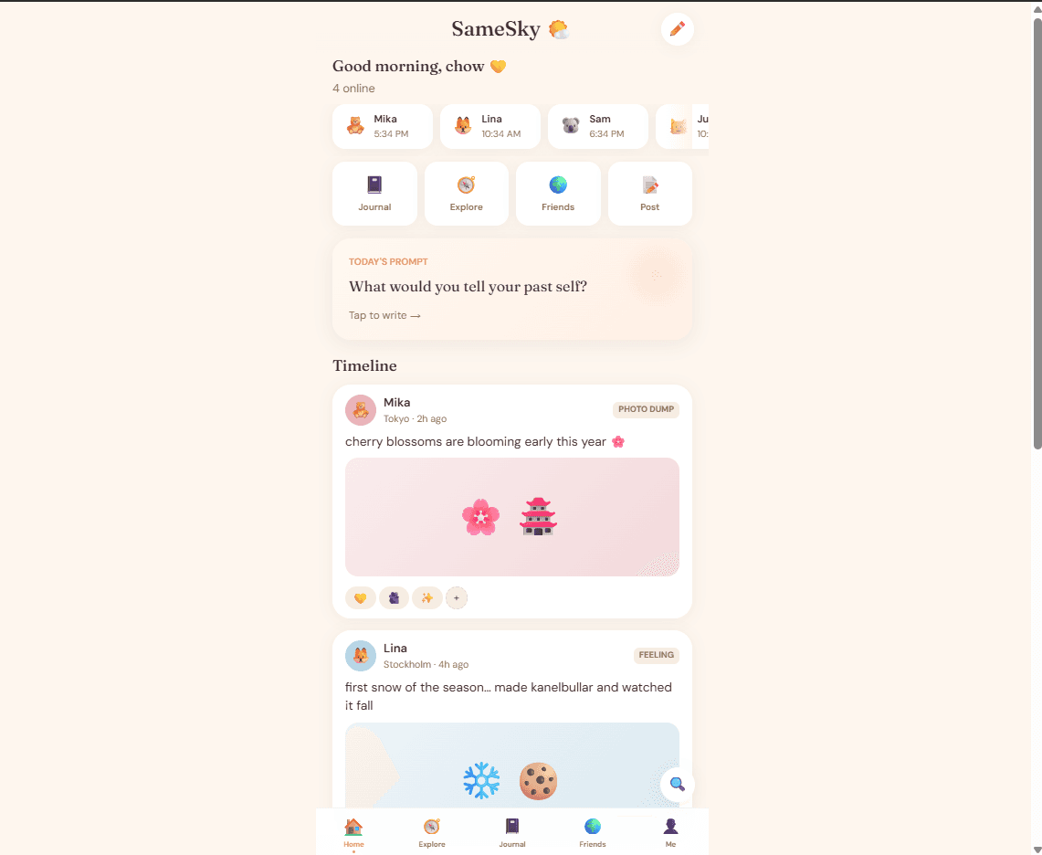 SameSky screenshot 1